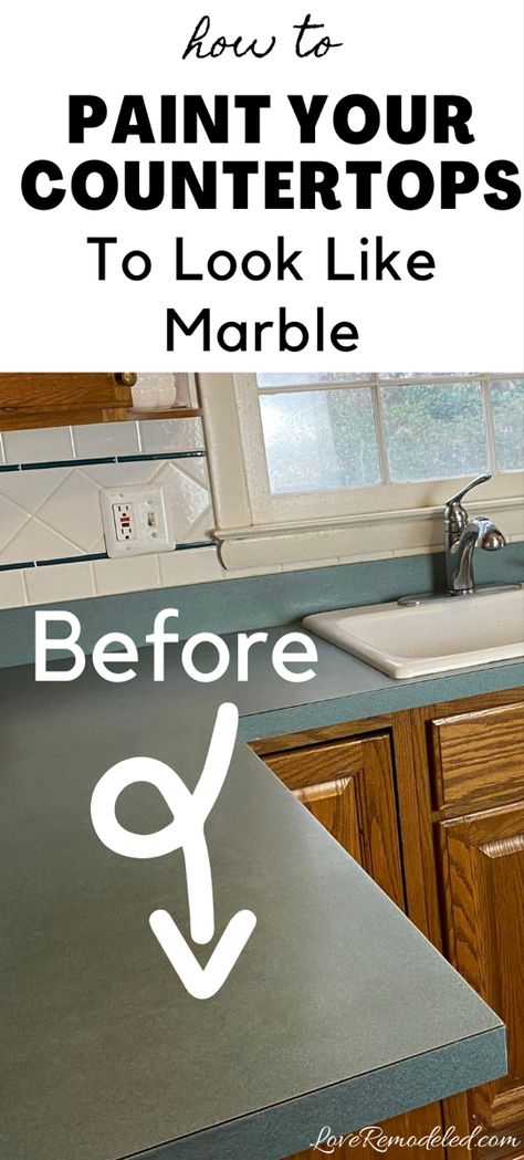 How To Refinish Countertops, Painted Bathroom Countertops Diy, Upcycle Countertops, How To Paint Laminate Countertops Diy Kitchen Counters, Refinishing Kitchen Countertops, Paint Linoleum Countertops, New Countertops On A Budget, Spray Paint Countertops Kitchen Counters, How To Resurface Countertops