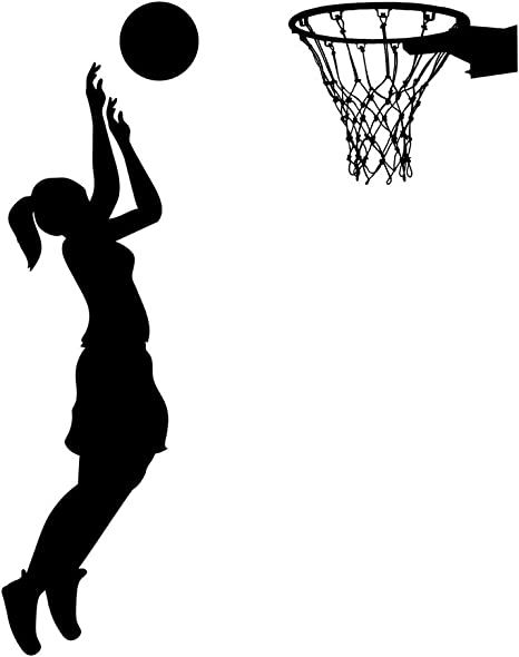 Netball Silhouette, Netball Pictures, Summer Olympics Crafts, Basketball Stickers, Basketball Drawings, Basketball Girl, Boy Silhouette, Basketball Silhouette, Girl Shadow