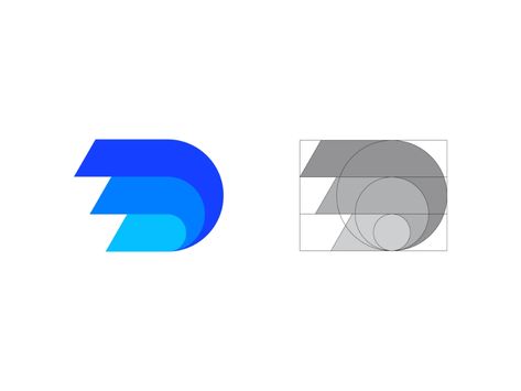 Letter D Exploration by Victor Murea on Dribbble Letter D Exploration, U Monogram Logo, D Logo Design Ideas, D Logo Design Letter, Logo Letter D, Gp Logo, D Logo Design, Force Shield, D Letter Logo