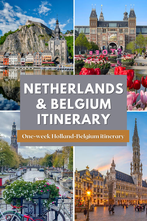 The Netherlands and Belgium are popular European destinations. This is why we've created a 7-day itinerary to visit these 2 countries.
Our itinerary includes: 7-day Netherlands and Belgium itinerary with the best places to visit · How to spend one week in the Netherlands and Belgium · Best attractions in Belgium and the Netherlands · What fits into a 7-day Netherlands and Belgium trip · Where to stay in Amsterdam and Brussels · Best places to visit on a Netherlands and Belgium trip Belgium Itinerary Map, Belgium Travel Itinerary, What To Do In Belgium, Netherlands And Belgium Itinerary, What To Do In Brussels, Brussels Itinerary, Belgium Itinerary, Benelux Travel, Belgium Trip