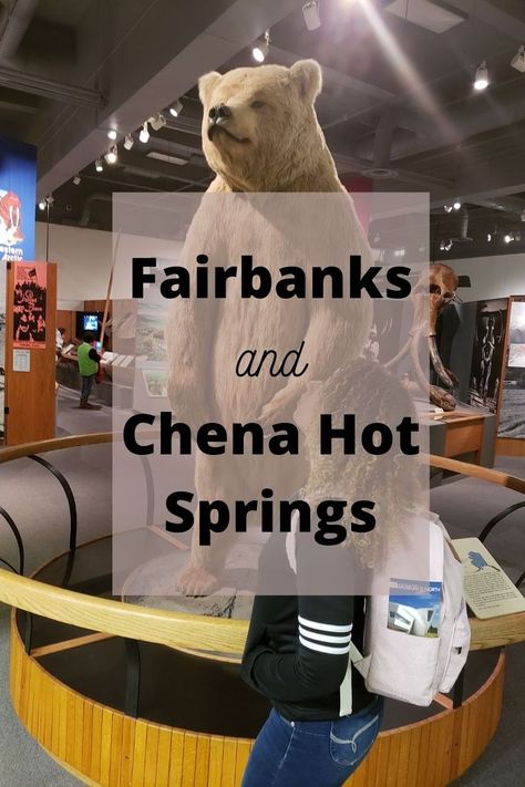 Traveling to Fairbanks and Chena Hot Springs, Check out this blog post to find some fun things to do in the area! #fairbanks | #alaska | #chenahotsprings | #chenahotspringsresort | #aruoraicemuseum | #northerlights Chena Hot Springs Alaska, Chena Hot Springs, Alaska Road Trip, Alaska Vacation, Fairbanks Alaska, Living In Alaska, Weekend Getaway, Hot Springs, Weekend Getaways