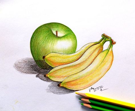 #colourpencil #fruitspainting #fruitswithpencilcolour #colourpencilpainting #fruitspainting #fruitsdrawing #fruitspaintingforbegginers #easyfruitspainting #easyfruitsdrawing #easyfruitspaintingwithcolourpencil #fruits #colourpaincildrawing Fruit Drawing Pencil Color, Pencil Fruit Drawing, Cartoon Drawing For Kids, Bird Silhouette Art, Elementary Drawing, Fruit Art Drawings, Colored Pencil Art Projects, Pencil Sketches Easy, Shading Drawing