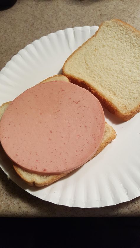 [Homemade]I made a Baloney sandwich. #TTDD#TheThingsDadsDo Baloney Sandwich, Addison Apartments, Milkshake Cake, Meghan Quinn, Bologna Sandwich, Fav Food, Savory Food, Food Meals, Chocolate Milkshake