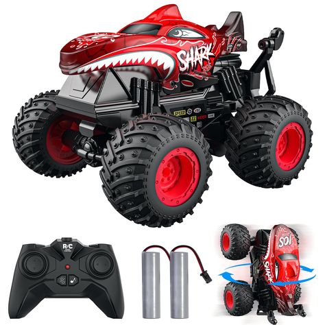 ACAMMZAR RC Car, Monster Truck Radio Control, 2.4GHz 20+km/h RC Stunt Car, Crawler Trucks with LED Light and Music, Toy for 4 6 8 9 12 Years Adult, Blue : Amazon.co.uk: Toys & Games Remote Control Trucks, Rc Monster Truck, Rc Truck, Radio Controlled Cars, Cricket Equipment, Baseball Equipment, Rc Trucks, Trailer Accessories, Tailgate Accessories