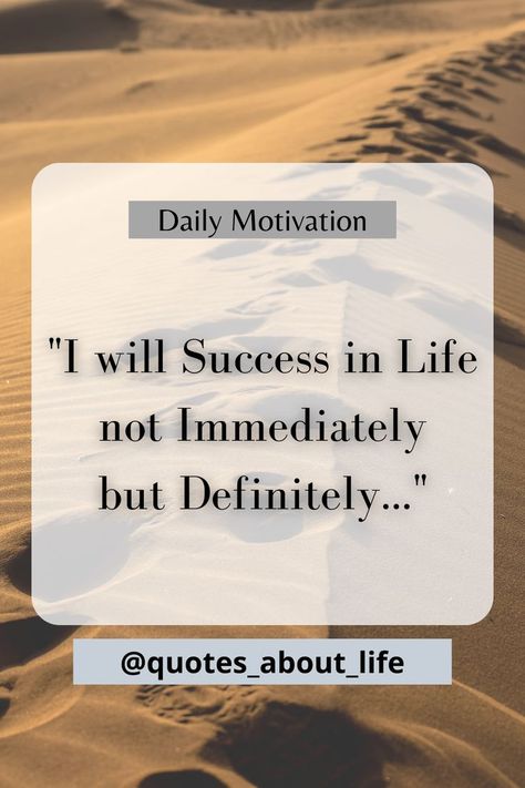 Today Quotes :- "I will Success in Life not Immediately but Definitely..." motivational quotes about success in life is most important. (Check Bio Link) Success Thoughts, Bio Quotes Short, Today Quotes, Bio Quotes, Motivational Quotes For Life, Daily Motivation, Success Quotes, Short Stories, Motivational Quotes