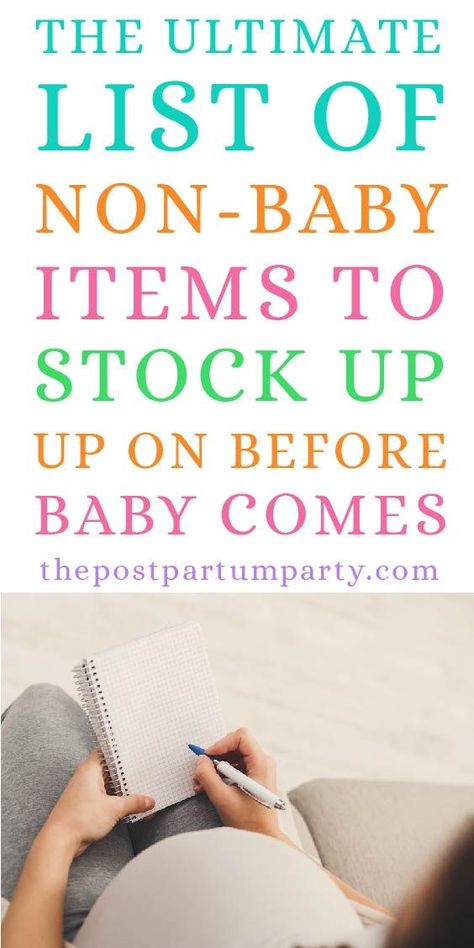 Baby Prep Checklist, List Of Household Items, Postpartum Party, Baby Supplies List, Grocery Checklist, Baby Toilet, Grocery Essentials, Pregnancy Checklist, Newborn Baby Tips