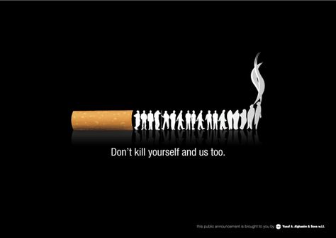 Anti-smoking campaign launched | Healthy In Rural New England طابع بريدي, Publicidad Creativa, Creative Posters, Creative Ads, Ads Creative, Creative Advertising, 로고 디자인, Advertising Design, Print Ads