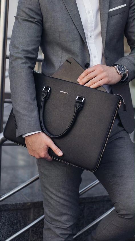 Men’s Briefcase, Office Bag For Men, Laptop Bags For Men Style, Man Bags Fashion For Men, Men Bags Fashion, Mens Carry On Bag, Leather Briefcase Men Business, Mens Handbag, Men Laptop Bag