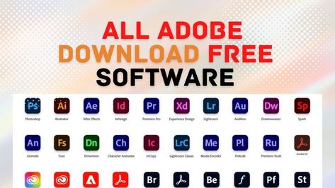 How To Get Adobe Apps For Free, Animation Software Free, Free Cv Template Word, Free Software Download Sites, Download Adobe Photoshop, Computer Diy, Computer Tricks, Adobe Apps, Animation Software