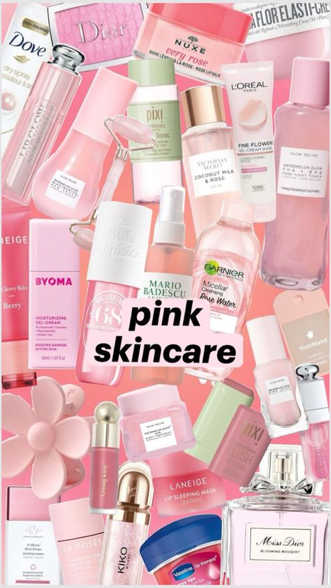 Pink Skincare, Skincare Makeup, Skincare Routine, Spray, Makeup, Pink, Pins, Quick Saves, Make Up