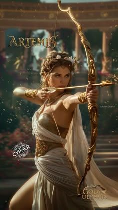 Artemis Goddess Of The Hunt, Greek Gods Artemis, Halloween Costumes Greek Mythology, Artemis Costume Goddesses, Artimus Greek Goddess, Greek God Artemis, Greek Goddess Warrior, Artemis Goddess Costume, Gods And Goddesses Mythology