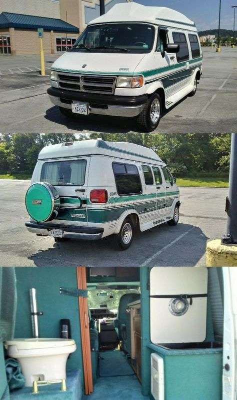 well equipped 1996 Dodge Coachman Camper Dodge Ram Camper Van, Dodge Camper Van, Overland Van, Dodge Ram Van, Camper For Sale, Ram Van, Diy Campervan, Tiny Camper, Dodge Van