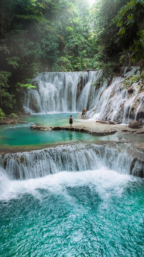 Iconic Waterfall in Banggai, Piala Waterfall 💦 Imagine you are here and directly feel the coolness and beauty of this beautiful waterfall … | Instagram Jamaica Waterfalls, Indonesia Waterfall, Waterfall Aesthetic, Hawaii Waterfalls, River Pictures, Waterfall Pictures, Dance Photography Poses, Waterfall Photography, Beautiful Waterfalls