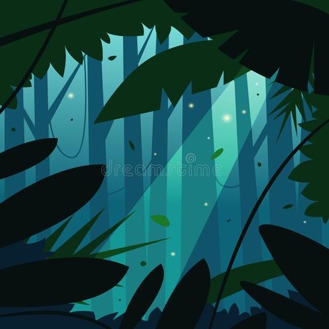 Cartoon Jungle, Foliage Background, Jungle Cartoon, Background Scenery, Monochromatic Art, Jungle Illustration, Oil Pastels Painting, Book Illustration Art, Motion Design Animation