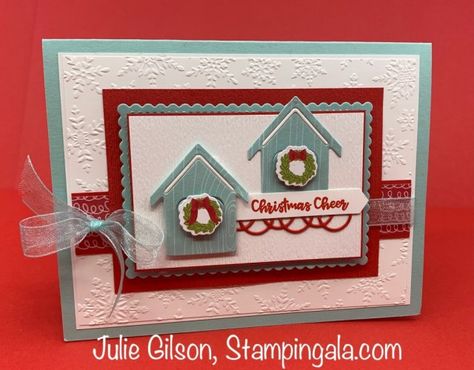 From Our House To Yours Stampin Up Cards, Stampin Up Humble Home Card Ideas, Coming Home Stampin Up Cards, Stampin Up Humble Home Bundle, Su Humble Home Cards, Stampin Up Humble Home, Humble Home Stampin Up Cards, Handmade Cards Christmas, Stampin Gala