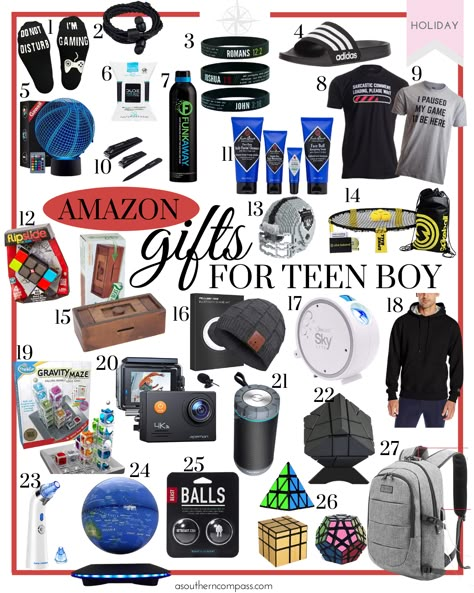 Finding Christmas Gifts For Teen Boys in 2020 is a challenge. Check out this ultimate gift guide for teenagers with all gifts under $100 and many gifts under $20 and gifts under $50. These gift ideas will show you know what's cool and will keep you on budget. Christmas Ideas For Teenage Boys, Gifts For Boys 8-10, Teenager Christmas Gifts, Girlfriend Gift Ideas Christmas, Teen Guy Gifts, Teen Boy Gift Ideas, Christmas Gifts For Teen Boys, Gifts For Teenager