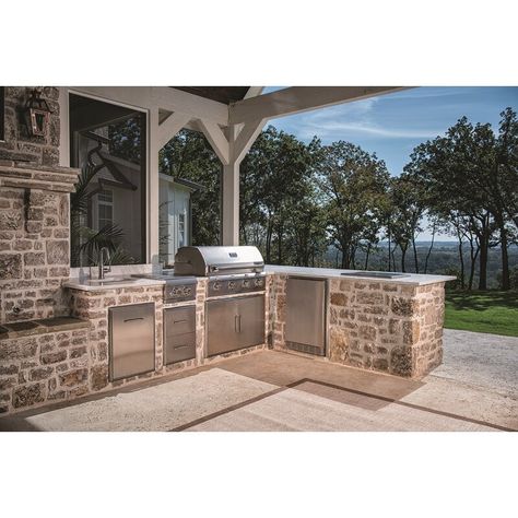 Grill Cabinet, Outdoor Kitchen Design Layout Grill Area, Outdoor Kitchen Design Modern, Cabinet Parts, Pool Outdoor, Outdoor Kitchen Design Layout, Outdoor Kitchen Patio, Built In Grill, Grilling Tools