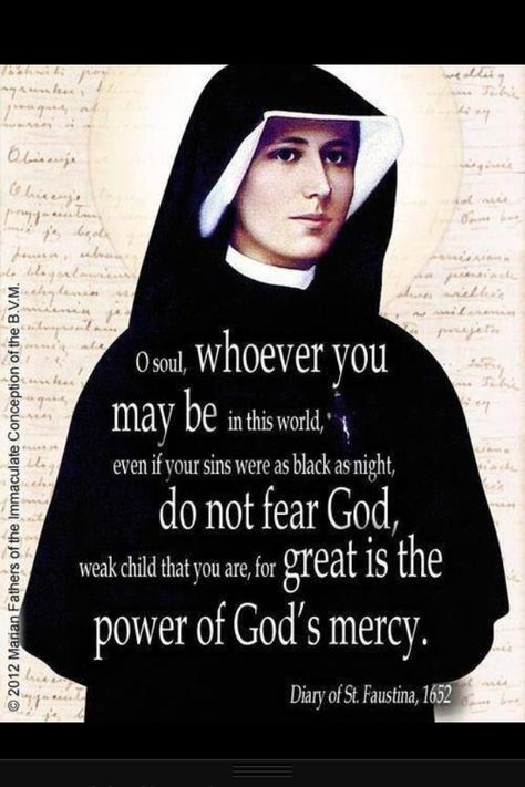 St Faustina Saint Faustina, St Faustina Kowalska, Faustina Kowalska, St Faustina, Saint Quotes Catholic, Gods Mercy, Saint Quotes, Divine Mercy, Catholic Quotes