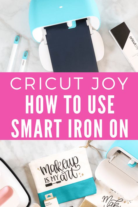 How to cut and apply cricut smart iron on, a video step by step tutorial featured by top US craft blog, Sweet Red Poppy Cricket Joy Projects Craft Ideas, Circuit Joy, Cricut Joy Machine, Sweet Red Poppy, Iron On Cricut, Cricut Iron On Vinyl, Cricut Help, How To Use Cricut, Joy Cards