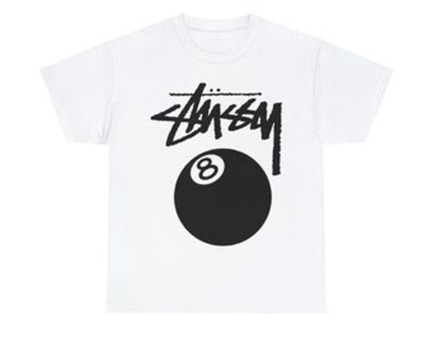 Stussy 8 Ball Tshirt, Stussy 8 Ball Shirt, 8 Ball Stussy, 8 Ball Shirt, Stussy 8 Ball, 2023 Wishlist, Bday List, Ball Aesthetic, Screen Aesthetic