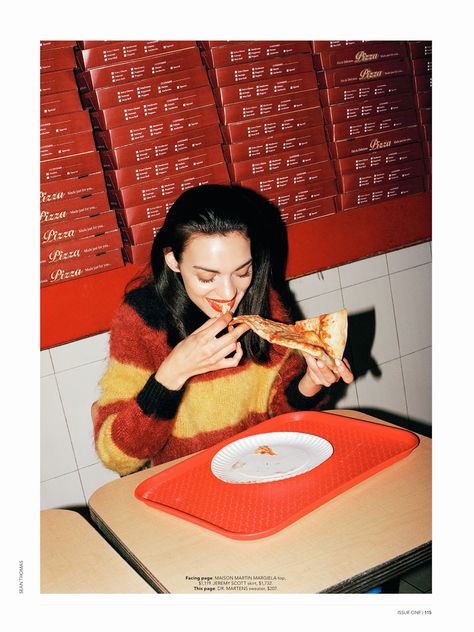 Happy slice. Foto Props, City Magazine, Food Photoshoot, Restaurant Photography, Flash Photo, Vogue Australia, Flash Photography, Big City, Fashion Editorial