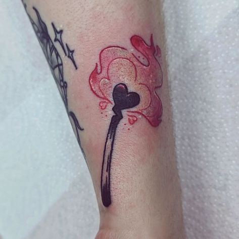 This was a trial to get a good photo with, but I love tattooing match sticks and lighters...and anything with a flame really 🤭 This heart… | Instagram Lighter And Match Tattoo, Matchstick Tattoo, Lighter Tattoo, Heart Flame, Flame Tattoo, Stick Tattoo, Light Tattoo, Flame Tattoos, Good Photo