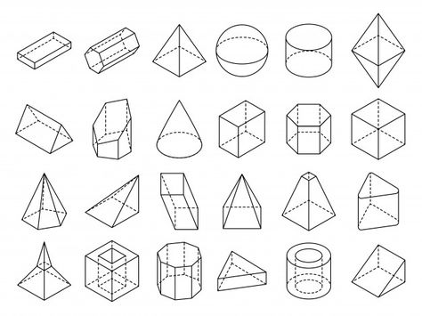 Abstract isometric 3d geometric outline ... | Premium Vector #Freepik #vector #abstract #geometric #line #box Geometric Outline, Isometric Shapes, Outline Shapes, Geometric Shapes Drawing, 3d Geometric Shapes, Shapes Vector, Isometric Drawing, Geometric 3d, Illustration Photo