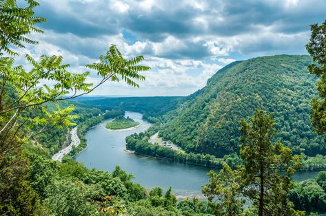 This article on Delaware Water Gap camping is brought to you by RovR, whose high-end coolers are the perfect addition to your next Delaware River adventure.        Located between New Jersey and Pennsylvania is a slim river Delaware Water Gap, Trad Climbing, River Trip, Delaware River, Camping Experience, Weekend Trips, Delaware, Outdoor Travel, Camping Trips