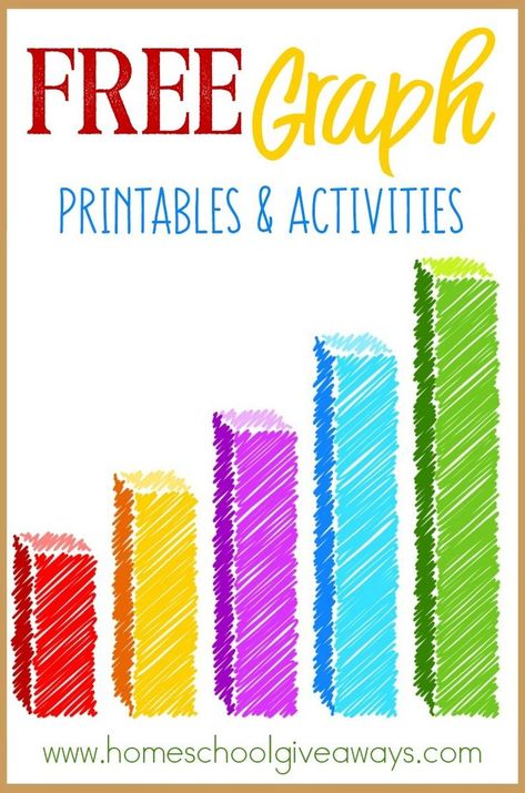 FREE Graph Printables and Activities - Homeschool Giveaways 2nd Grade Bar Graph Activities, Bar Graphs Activities, Graphing Games, Picture Graph Worksheets, Graphing Project, Preschool Freebies, Maths Fun, Counting Bears, Preschool Math Games