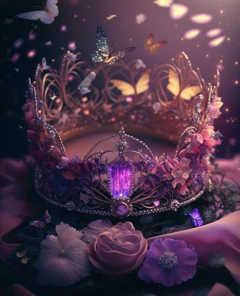 #ai-art #Fantasy #magic #wallpaper #princess #Jewelry #gemstone #crown Queen Wallpaper Crown, Royalty Clothes, Fantasy Jewelry Magic, Magic Wallpaper, Fantasy Crown, Fantasy Queen, Crown Drawing, Crown Art, Purple Crown