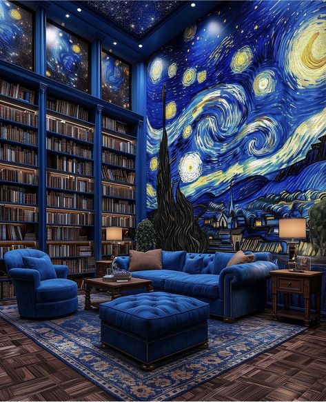 Rooftop Restaurant Design, Art Gallery Interior, Dark Home Decor, Dark Home, Fantasy House, Dream House Interior, Home Library, Dream Rooms, I Know It