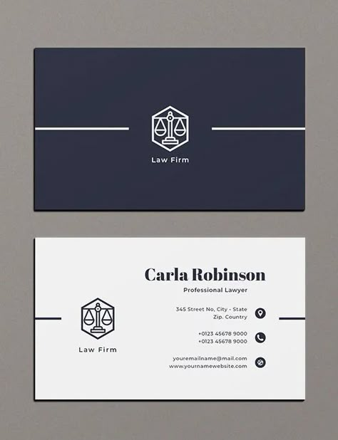 Lawyers Visiting Card, Business Card For Lawyers, Legal Business Cards, Personal Visiting Card Design, Business Card Lawyer Design, Lawfirm Business Cards, Law Firm Business Card Design, Lawyer Visiting Card Design, Law Firm Business Card