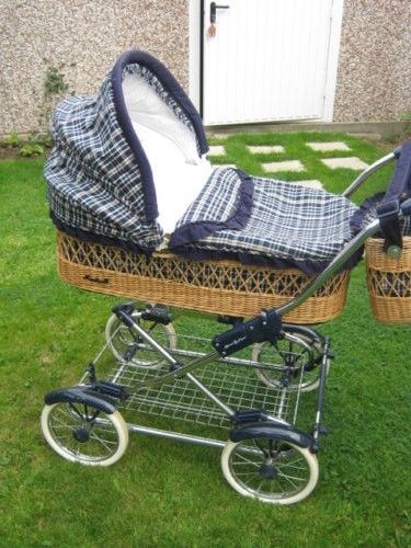 My Mama's and Papa's wicker pram from the UK Prams And Pushchairs, Front Doors, Lorraine, Stroller, Baby Strollers, The Uk, Front Door, Doll House, Nursery