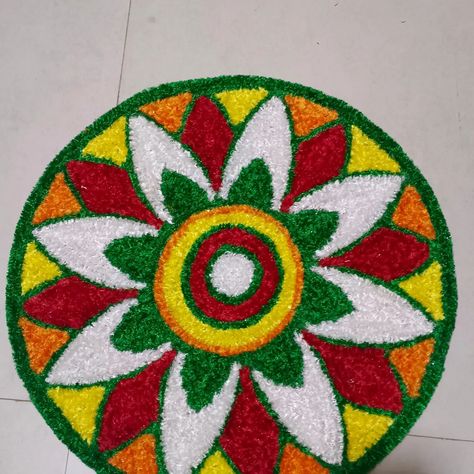 New mat rangoli designs Available For Order Plzz do message Many design are available to Mat Rangoli Designs, Rangoli Designs, 3d Art, Design, Art