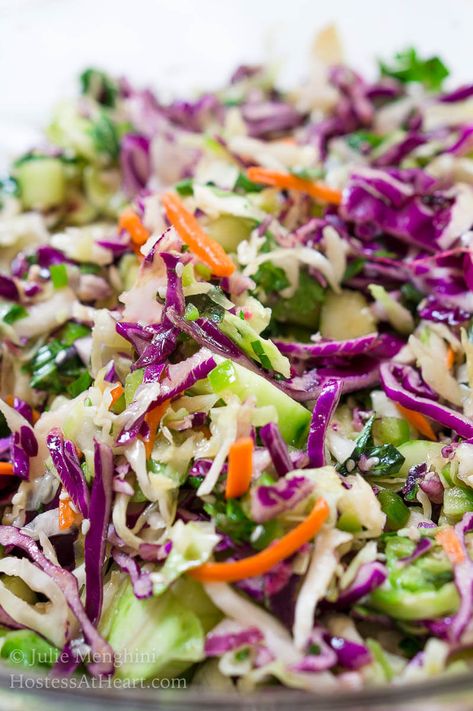 Jalapeno Recipe, Ginger Asian, Asian Slaw Recipe, Vegan Blt Sandwich, Kfc Coleslaw Recipe, Asian Coleslaw, Vegan Pulled Pork, Vegan Coleslaw, Slaw Recipe