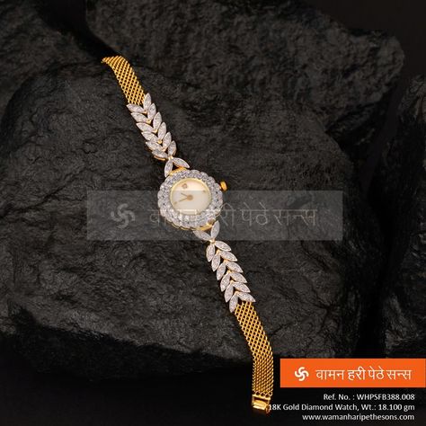 #Dazzling #DiamondWatch simply #Adoreable from our #collection Real Diamond Jewellery, Diamond Watches Women, Gold Diamond Watches, Diamond Watches, Trendy Watches, Gold Watches Women, Fancy Watches, Gold Watches, Gold Rings Fashion