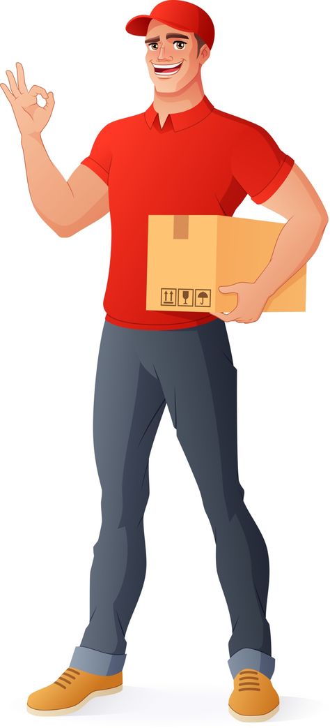 Download the Courier delivery man holding box showing OK vector illustration 2970655 royalty-free Vector from Vecteezy for your project and explore over a million other vectors, icons and clipart graphics! Delivery Man Illustration, Bucket Drawing, Man Clipart, Carrying Boxes, Animated Man, Box Icon, Man Vector, Man Illustration, Photoshop Tutorial Design