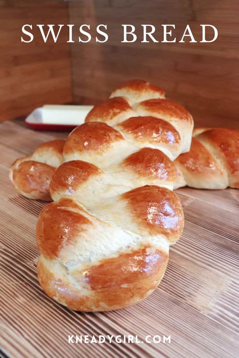 Make an easy Zopf braid with my easy swiss egg bread recipe. This homemade bread comes together from simple ingredients to for Braid Bread Recipe, Swiss Bread Recipe, Zopf Bread, Egg Bread Recipe, Braided Bread Recipe, Swiss Bread, Bread Twist, Basic Bread Recipe, Bread Twists