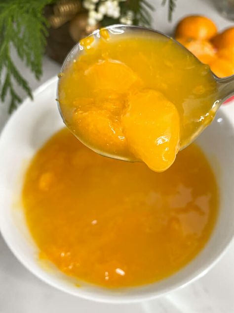 Mandarin Orange Sauce Recipe, Mandarin Orange Sauce, Popcorn Seasoning Recipes, Orange Sauce Recipe, Make Taco Seasoning, Orange Jam, Fruit Sauce, Soft Tacos, Orange Sauce