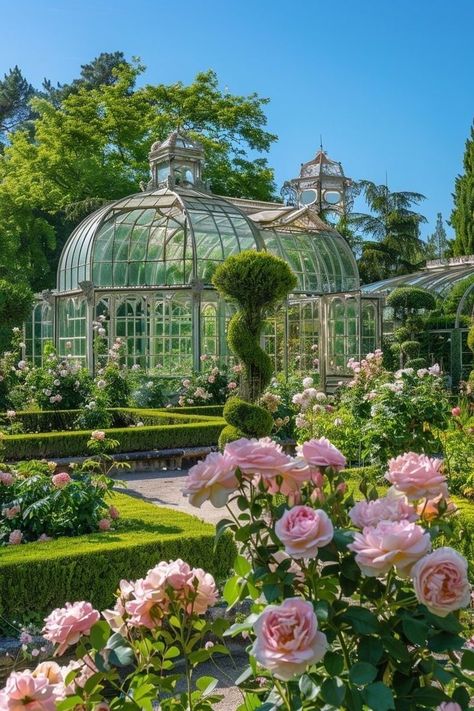 Beautiful Garden Aesthetic, Victorian Forest House, Victorian Garden House, Home Gardening Ideas Flowers, Garden Of Flowers Aesthetic, Garden Aesthetic Ideas, Good Bloxburg Houses, At Home Flower Garden, Aesthetic Garden Background