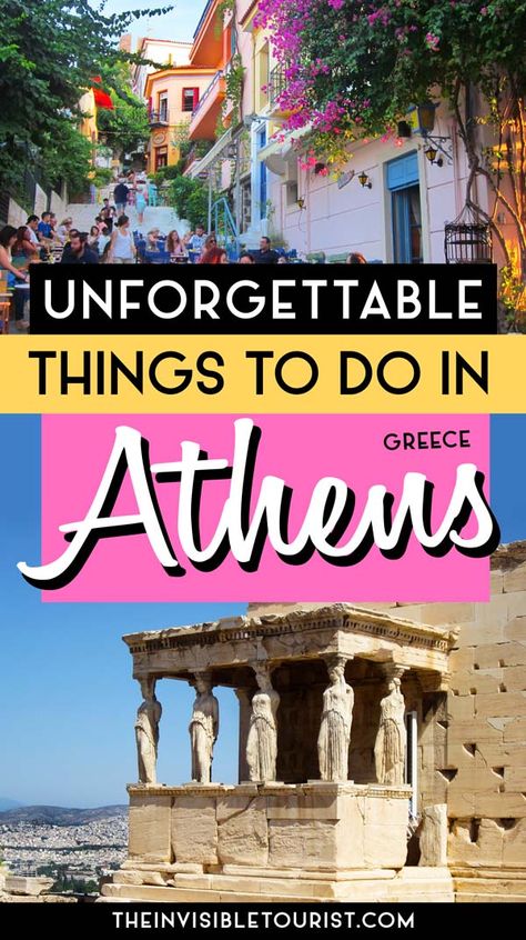 Spending 3 days in Athens? This Athens 3 day itinerary covers lesser-known areas in Athens, main things to do in Athens, food tours in Athens and so much more. Learn how to avoid crowds and experience more in the ancient capital of Greece! | The Invisible Tourist Athens 3 Day Itinerary, Food In Athens Greece, 3 Days In Athens Greece, 3 Days In Athens, One Day In Athens Greece, Athens Greece Itinerary, Day Trips From Athens Greece, Where To Stay In Athens Greece, What To Do In Athens Greece