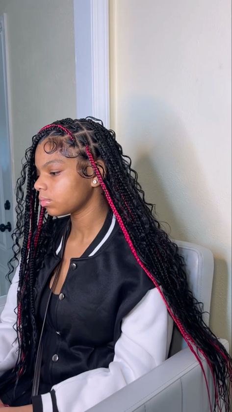 This hair style is protective in summer and like i said any season Black Kids Braids Hairstyles, Short Box Braids Hairstyles, Braided Hairstyles For Black Women Cornrows, Big Box Braids Hairstyles, Goddess Braids Hairstyles, Quick Natural Hair Styles, Box Braids Hairstyles For Black Women, Cute Braided Hairstyles, Braided Hairstyles For Teens