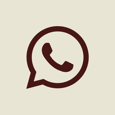 Brown Ios, Whatsapp Icon, Phone Decor, Icon Wallpaper, Iphone Icon, Coffee Colour, App Icon, Ios, Iphone