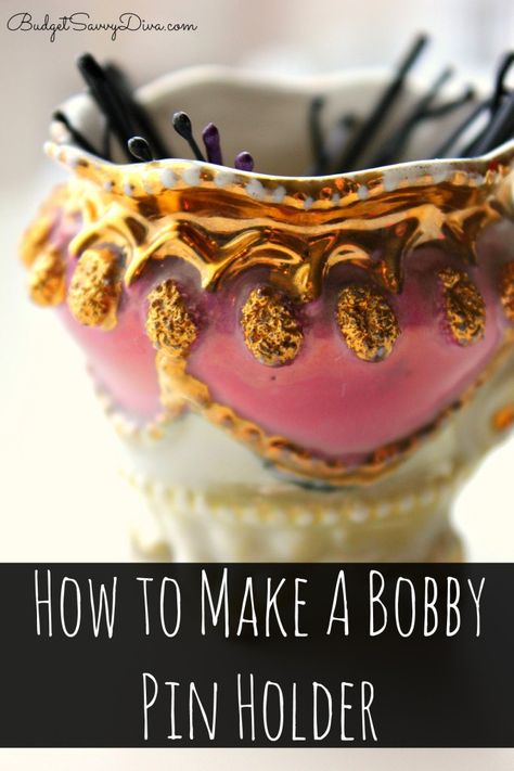 How To Make A Bobby Pin Holder #bobbypin #craft #budgetsavvydiva via budgetsavvydiva.com Bobby Pin Holder, Parmesan Shrimp, Baked Shrimp Recipes, Shrimp Parmesan, Organized Bathroom, Pin Holder, House Vibes, Baked Shrimp, Budget Tips