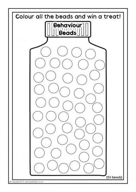 ‘Behaviour Beads’ Jar Reward Charts (SB8629) - SparkleBox Behavior Charts For Preschoolers, Monthly Sticker Chart, Rewards Chart Classroom, Behavior Charts For Classroom, Preschool Sticker Chart, Behavorial Charts, Reward Sticker Chart Free Printable, Reward Charts For Classroom, Class Behavior Chart Reward System