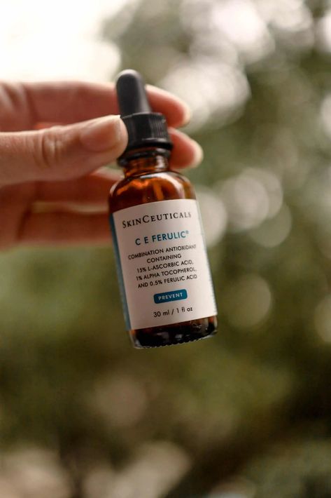 A Complete Review of SkinCeuticals C E Ferulic Serum · Le Travel Style Skinceuticals C E Ferulic, C E Ferulic, Fake Skin, Brighten Skin Tone, Med Spa, Vitamin C Serum, Without Makeup, Ascorbic Acid, Spa Treatments