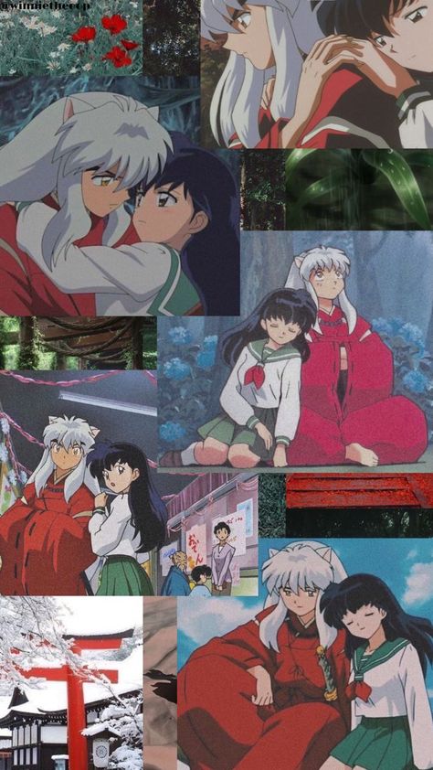 I made a lil collage🥰 | Anime shows, Anime, Inuyasha Kagome And Inuyasha Wallpaper, Shippo Inuyasha Grown Up, Inyusha And Kagome, Inuyasha And Kagome Wallpapers, Kagome X Inuyasha, Inuyasha Aesthetic, Inuyasha And Kagome, Inuyasha Funny, Inuyasha Kagome