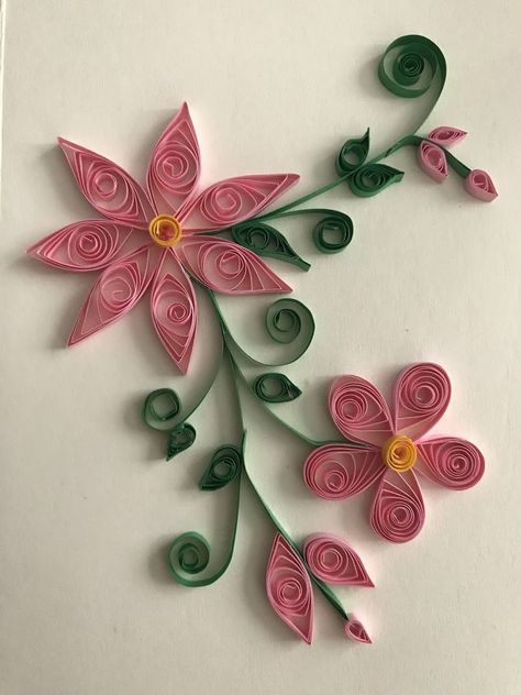 Birthday Quilling, African Iris, Quilling Flower Designs, Quilling Pattern, Quilled Flowers, Paper Quilling Tutorial, Paper Quilling For Beginners, Paper Quilling Cards, Desain Quilling