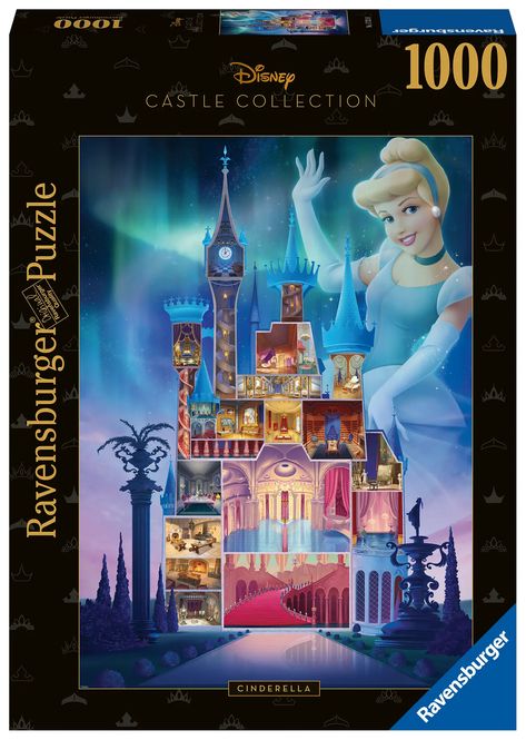 Fantasy Palace, Elsa Castle, Disney Jigsaw Puzzles, Chateau Disney, Falling To Pieces, Disney Cinderella Castle, Castle Collection, Disney Castles, Disney Puzzles