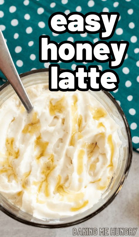 You have to give this Coffee with Honey Recipe a try! It's a hot drink that will delight your tastebuds in a great way. This Honey Latte Recipe is perfect for any coffee lover who wants to make a unique and delicious DIY coffee drink at home. Miel Coffee Recipe, Honey Iced Coffee Recipe, Hot Honey Drink Recipe, Iced Honey Latte Recipe, Coffee With Honey, Honey Latte Recipe, Honey Vanilla Latte, Honey Latte, Diy Coffee Drinks